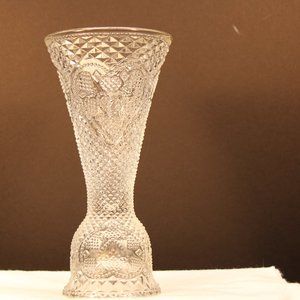 Avon Fostoria Convertible Candlestick Pattern Hearts and Diamonds